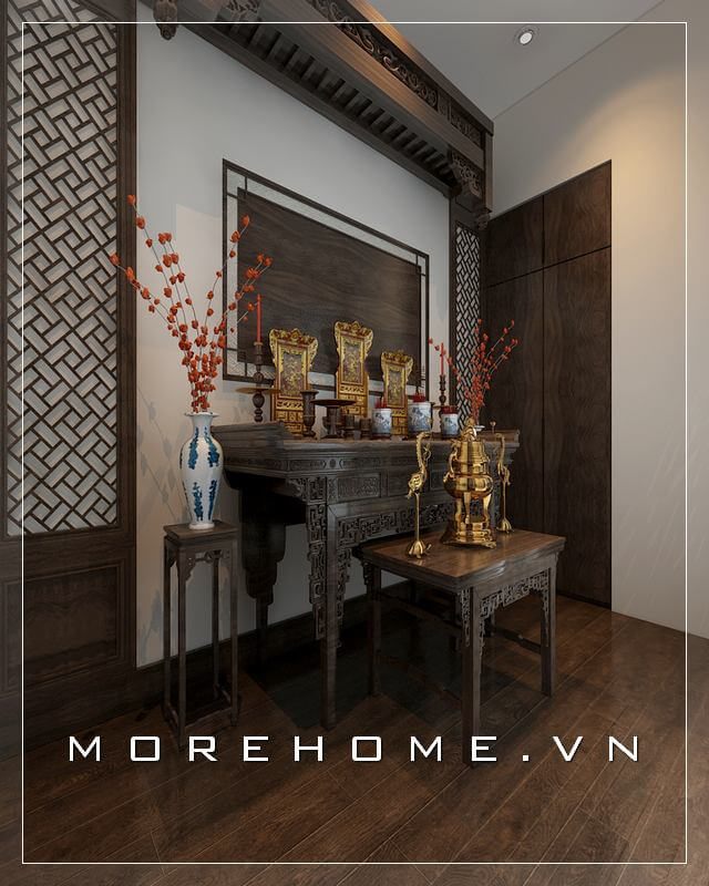 Bàn thờ gỗ tự nhiên